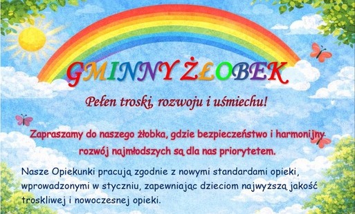 Baner Żłobka Gminy Żłobek